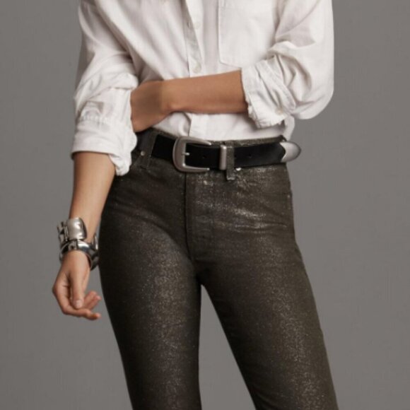 Anthropology Hudson Jeans Womens Size 29 Black Barbara Midrise Rise Skinny Ankle - Picture 2 of 12